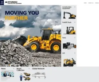 Hyundai-CE.com(HD현대건설기계) Screenshot