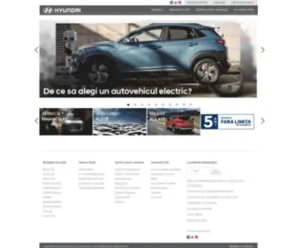 Hyundai-Motor.ro(Hyundai Romania) Screenshot