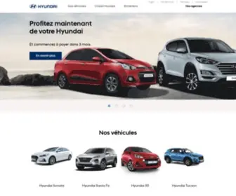 Hyundai.ci(Bienvenue sur le site de Hyundai Côte d'Ivoire) Screenshot