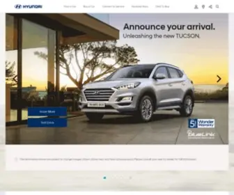 Hyundai.co.in Screenshot