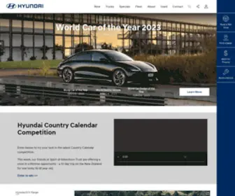 Hyundai.co.nz Screenshot