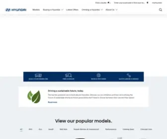 Hyundai.com.au(Hyundai Australia) Screenshot