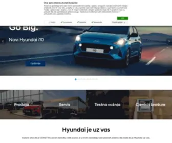Hyundai.hr(Hyundai Hrvatska) Screenshot