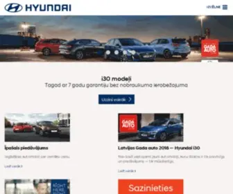 Hyundai.lv(Hyundai automobiļi) Screenshot
