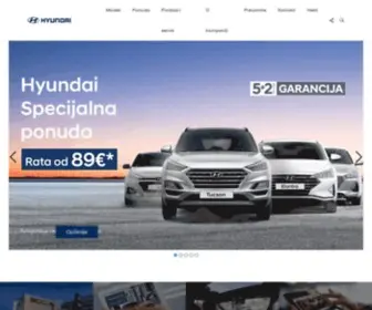 Hyundai.rs(Hyundai Srbija) Screenshot