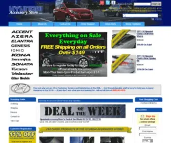 HyundaiaccessoryStore.com(Hyundai Parts) Screenshot