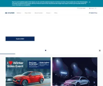 Hyundaicanada.com(Hyundai Canada) Screenshot