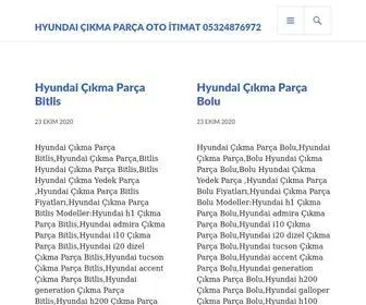 Hyundaicikmayedekleri.com(Hyundai Çıkma Parça Oto İtimat) Screenshot