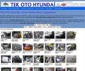 Hyundaicikmayedekparca.net(Hyundai Çıkma Parça) Screenshot