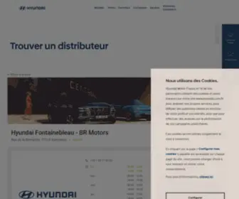 Hyundaifontainebleau.fr(Trouver un distributeur) Screenshot