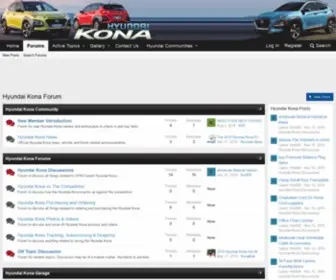 Hyundaikona.org(Hyundai Kona Forum) Screenshot