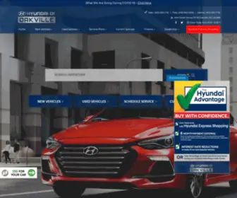 Hyundaiofoakville.ca(Hyundai of Oakville) Screenshot