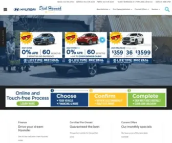 Hyundaiofportland.com(Dick Hannah Hyundai of Portland) Screenshot