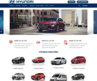 Hyundaiotonamdinh.com(Hyundai Nam Định) Screenshot