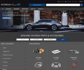 Hyundaipartsaccessories.com(Hyundai Parts) Screenshot