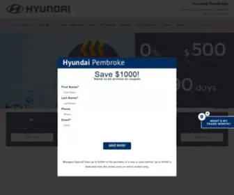 Hyundaipembroke.ca(Hyundai Pembroke) Screenshot