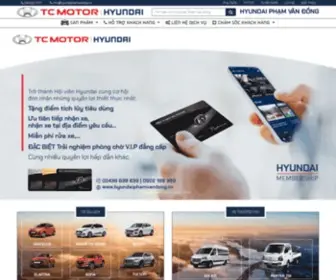 Hyundaiphamvandong.vn(Hyundai Phạm Văn Đồng) Screenshot