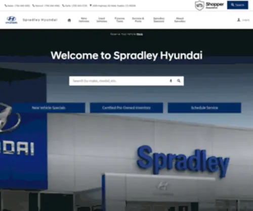 Hyundaispradley.com Screenshot