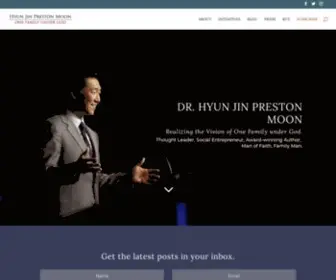 Hyunjinmoon.com(Hyun Jin Preston Moon) Screenshot