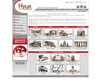 Hyurservice.com(Your Visit to Armenia with Tourism Professionals) Screenshot