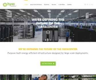 Hyvesolutions.com(HyperScale Rack Integration & Deployment) Screenshot
