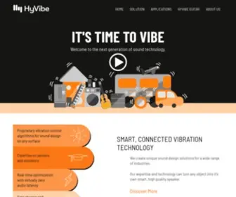 Hyvibe.audio(Smart, connected vibration technology) Screenshot