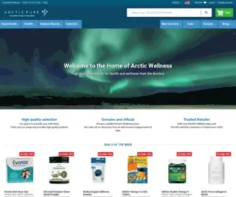 Hyvinvoinnin.com(The Home of Arctic Wellness) Screenshot