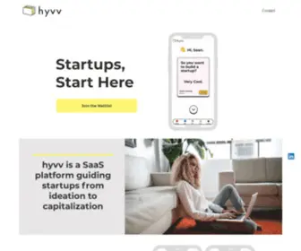 HYVV.co(Startups, start here) Screenshot