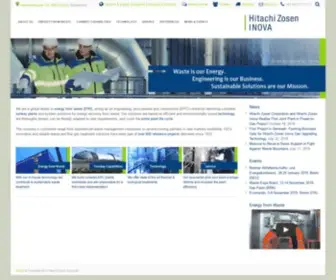 HZ-Inova.com(Hitachi Zosen Inova AG) Screenshot