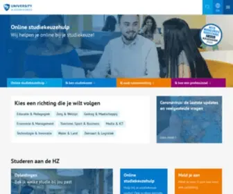 HZ.nl(HZ University of Applied Sciences) Screenshot