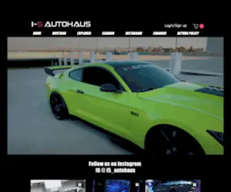 I-5Autohaus.com(Ford Mustang GT500 Performance Parts) Screenshot