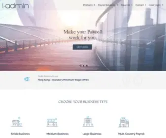 I-Admin.com(Payroll Outsourcing Asia) Screenshot