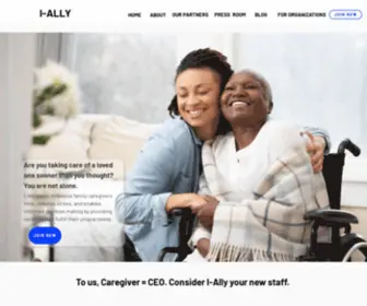 I-Ally.com(I-Ally is a community) Screenshot