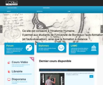 I-Anatomie.com(ANATOMIE HUMAINE MEDECINE BORDEAUX) Screenshot