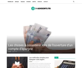 I-Argent.fr(Le blog des finances personnelles et l'optimisation fiscale) Screenshot