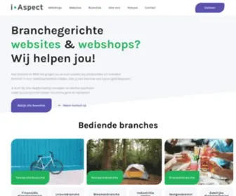 I-Aspect.com(Fullservice Internet Bureau Utrecht) Screenshot