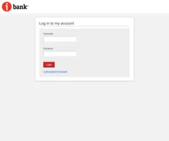 I-Bankonlinehb.com(Independent Bank) Screenshot