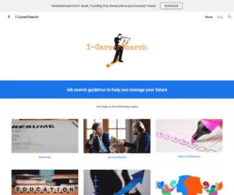 I-Careersearch.com(I Careersearch) Screenshot