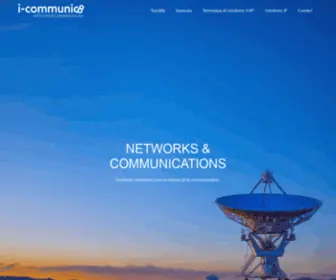I-Communic8.com(Home) Screenshot