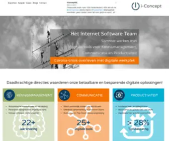 I-Concept.nl(Slimmer werken met Digitale Tools voor Kennismanagement) Screenshot