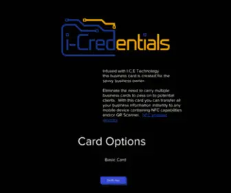 I-Credentials.com(Professional Business Card) Screenshot