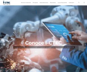 I-Ctec.org(Capacitación Industrial) Screenshot