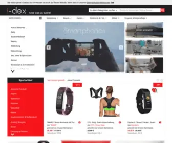 I-Dex.de(Tausende Shops auf einen Klick) Screenshot