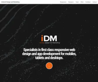 I-DM.co.uk(Internet Design and Marketing) Screenshot