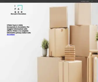 I-Faber.com(Soluzioni e servizi digitali Supply chain) Screenshot