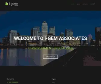 I-Gem.co.uk(IT recruitment) Screenshot