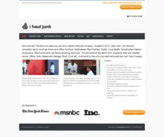 I-Haul-Junk.com(Junk Removal Companies) Screenshot