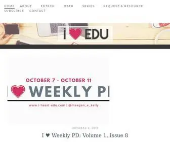 I-Heart-Edu.com(I ❤ edu) Screenshot