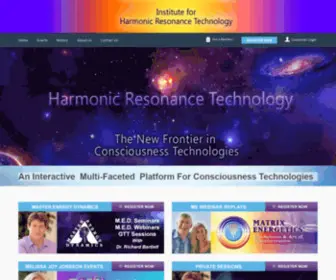 I-HRT.com(Institute for Harmonic Resonance Technology) Screenshot