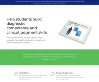 I-Human.com(I-Human Patients, part of Kaplan, Inc) Screenshot
